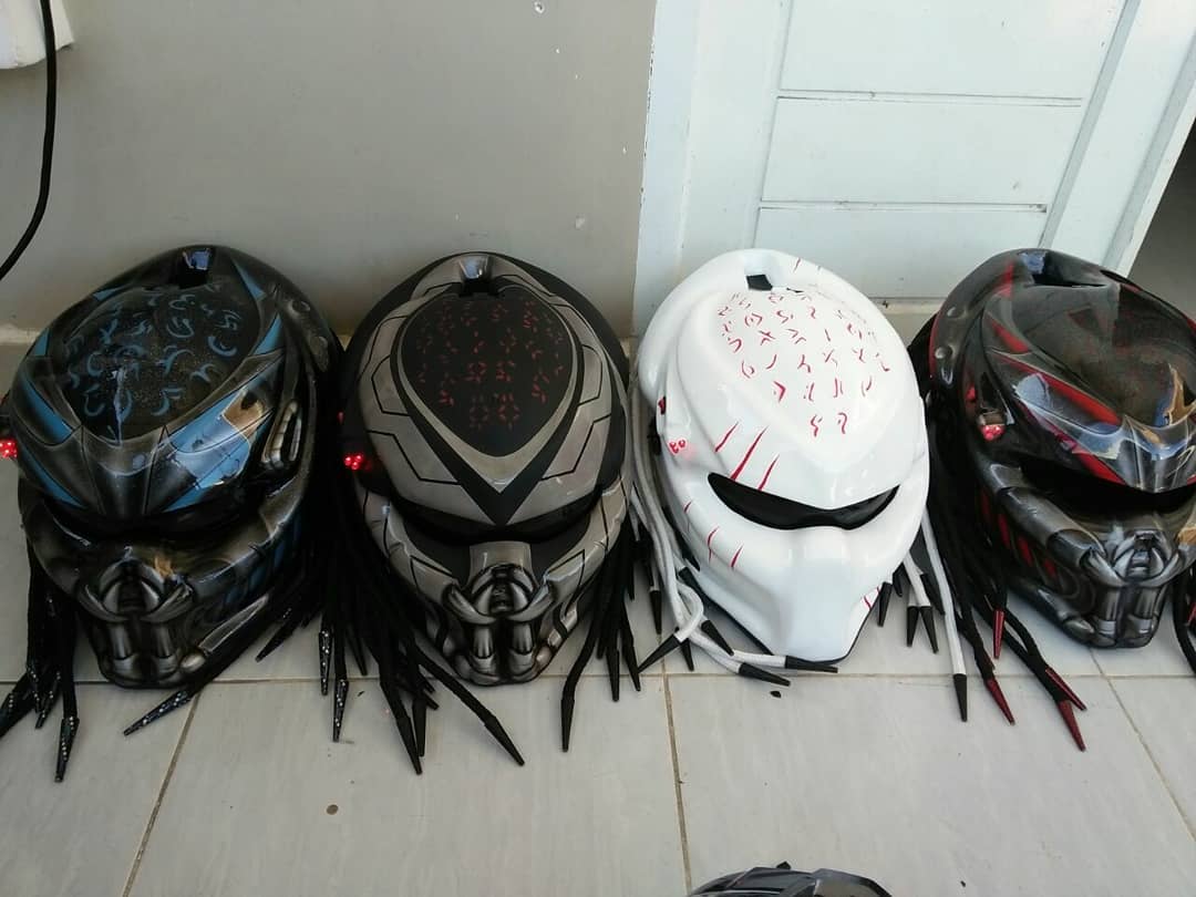 ab3nkz09's tweet photo. #predator #predators #predatorhelmet #ironman #ironman3 #ironmanhelmet #starwars #starwarsfan #starwarshelmet #stromtrooper #batman #batmanhelmet #darknight #alien #alienhelmet #masterchief #badass #badasshelmets #halomasterchiefhelmet #spartan #spartanhelmet #helmet #helmets https://t.co/mwxikUa4Bk