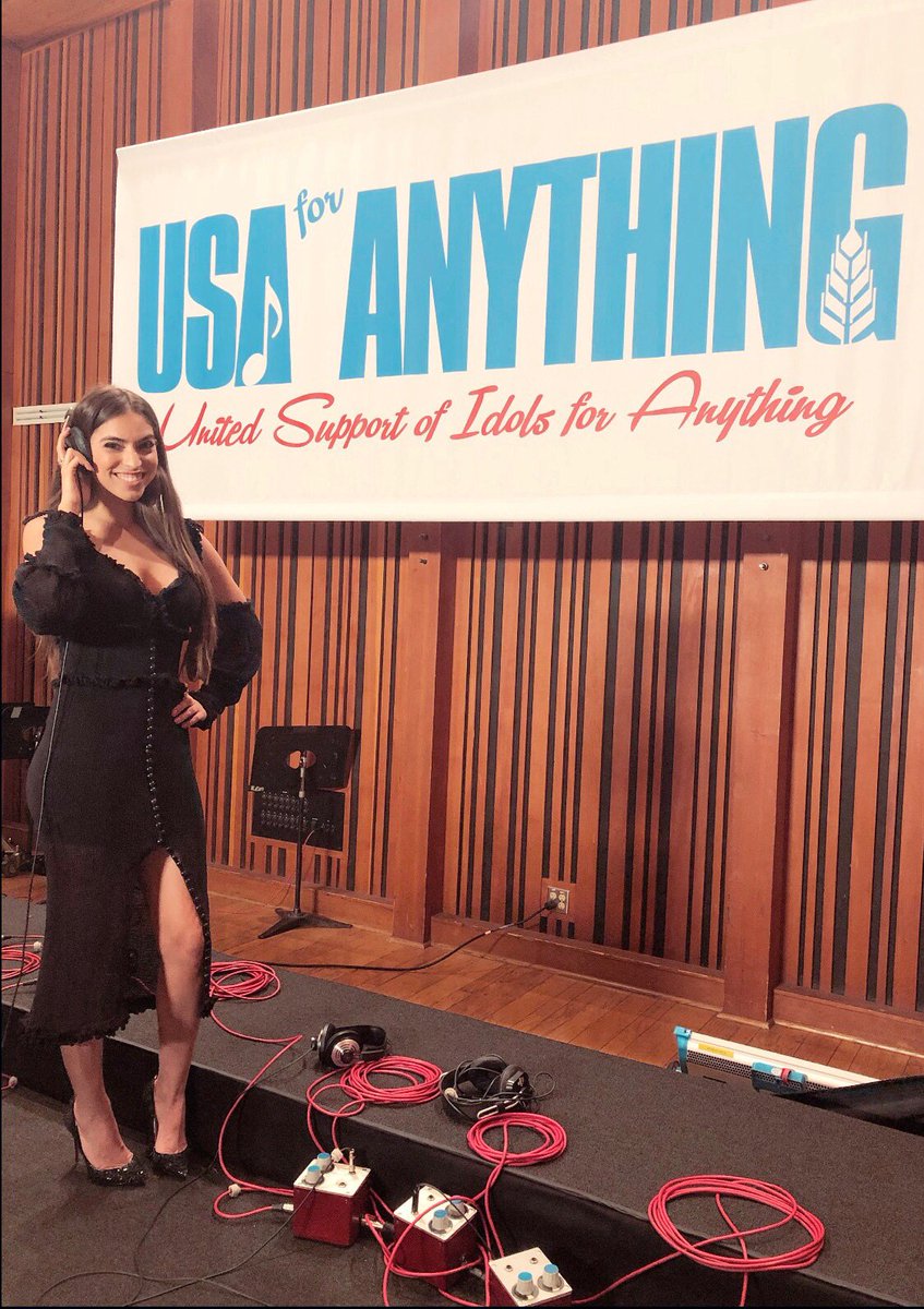 Behind-the-scenes filming my <a href="/AmericanIdol/">American Idol</a> All-Star Reunion Performance on <a href="/JimmyKimmelLive/">Jimmy Kimmel Live</a> 🎧🎬 We actually filmed this “We Are The World” parody skit at the <a href="/HensonCompany/">The Jim Henson Company</a> Studios in Hollywood where the original 1 was shot!  #WeAreTheWorld #AmericanIdol #JimmyKimmelLive #BTS