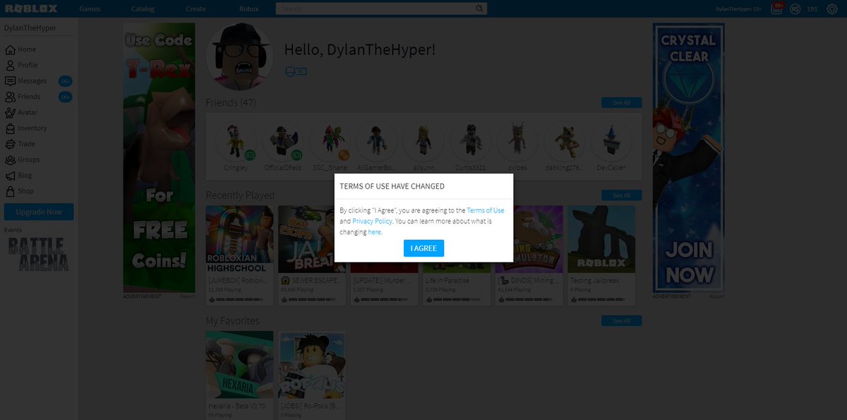 Use Code Hyper On Twitter I Haven T Been Keeping Up With This - lol cool pictures pops up if clicked on roblox