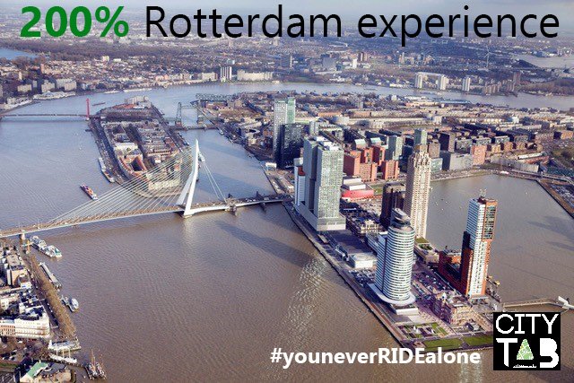 CityTab010's tweet photo. Sightseeing in Rotterdam and always informed of the latest news? That's a taxi with City Tab on board #youneverRIDEalone #Taxi #Primeur #Rotterdam https://t.co/ljtDnuhOkN