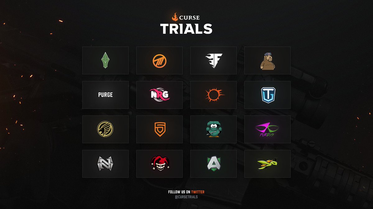 In one hour we will begin Match 1 of our Curse Trials May Final, here's who you'll be seeing today: