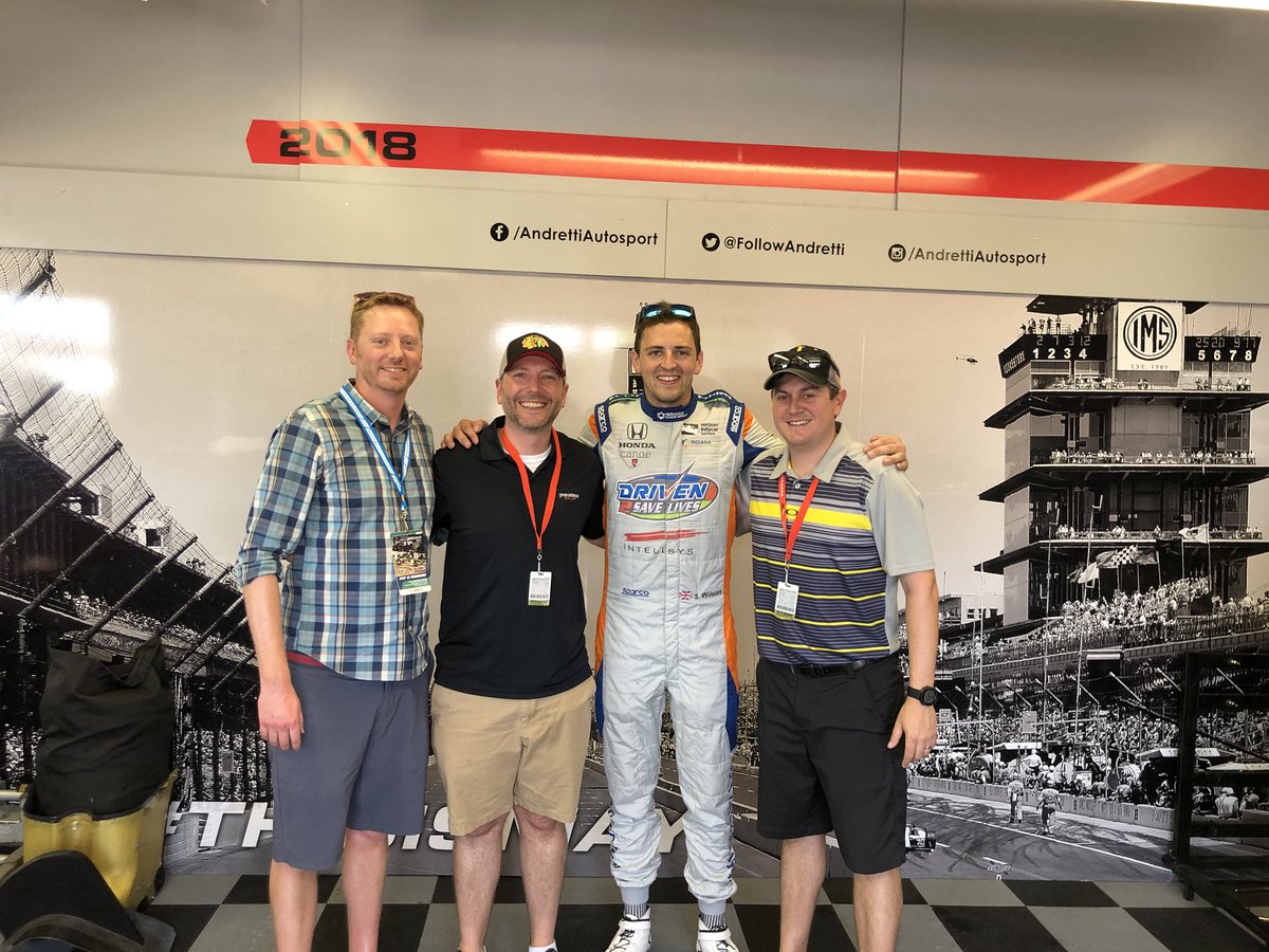 TJKan's tweet photo. It was a great #CarbDay with @stef_wilson @FollowAndretti @InovateusSolar @VogelDucks #MikeKuehl go get em this weekend Stefan. #25 #Indy500 https://t.co/Q37jdc30fL