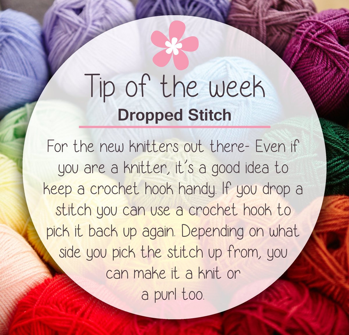 StylecraftYarn's tweet photo. A crochet hook is a life saver for picking up dropped stitches. Happy Friday! #Stylecraft #TOTW #StylecraftTOTW https://t.co/An4fLE33Ty