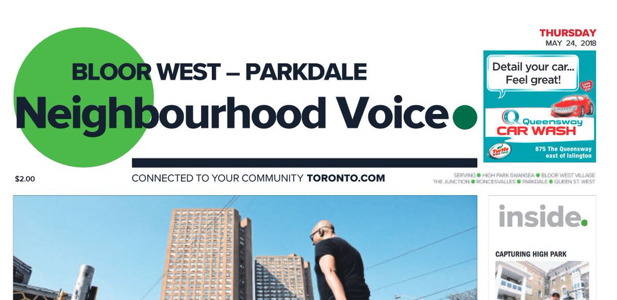 Hello, #Toronto! Have you found us at our new home yet? Follow us at <a href="/BWParkdale/">Bloor West-Parkdale Neighbourhood Voice</a> for news, events and more from #BloorWest and #Parkdale.