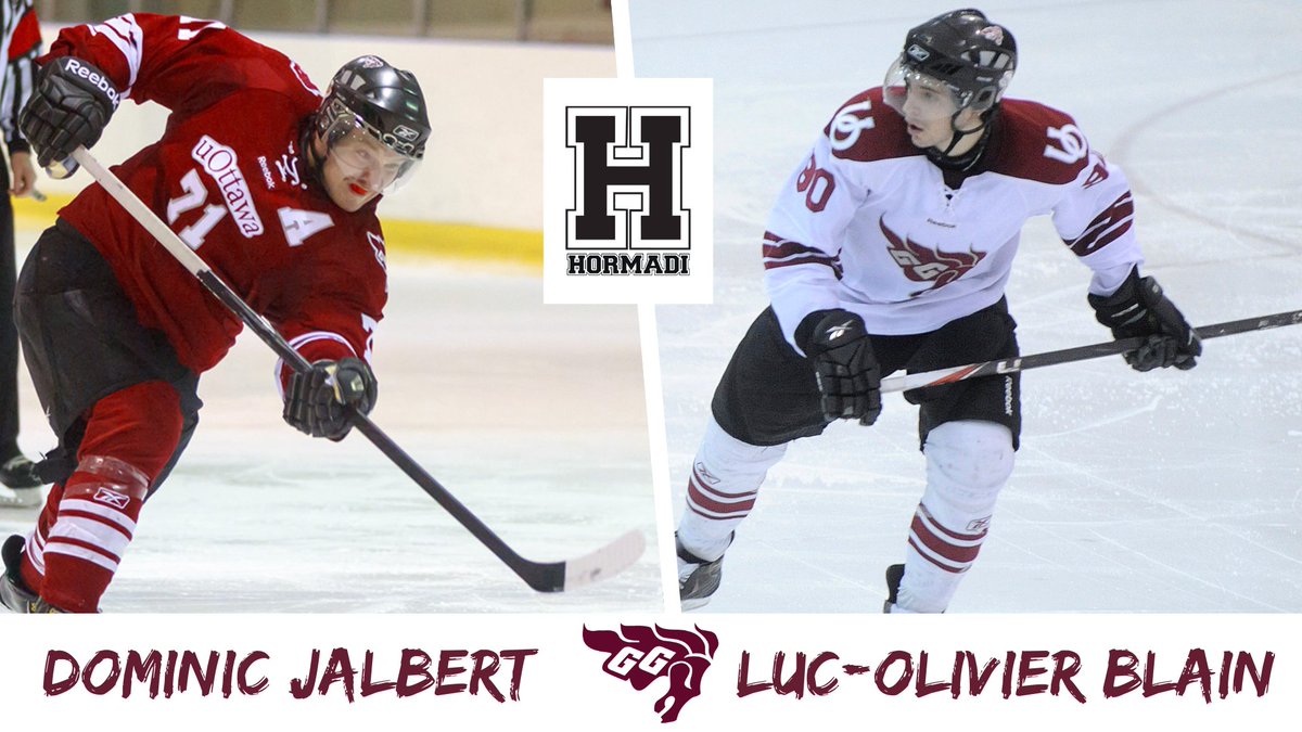 Les anciens des Gee-Gees, Luc-Olivier Blain et Dominic Jalbert, vont redevenir coéquipiers! Blain joindra Jalbert à Anglet Hormadi en France pour la saison 2018/19