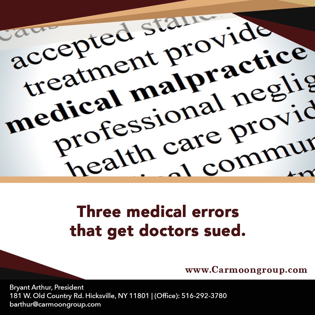CarmoonGroup's tweet photo. Healthcare professionals make mistakes like everyone else. Unfortunately, when a physician makes an error, it can cause unnecessary suffering, injury and even death.
#mwbe #business #nyc #specialtycontractor #entrepeneur
Read more @ https://t.co/m3gPq7IsQS https://t.co/dZssLGC2bz