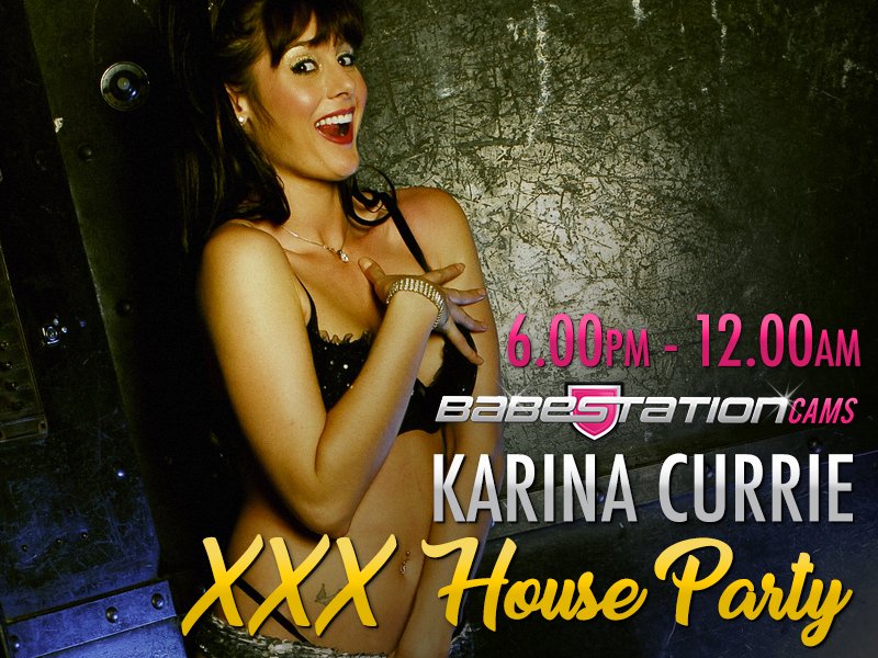 XXX House Party is going down right now! 🔞
...with @KarinaCurrie 😉 
https://t.co/zGvT3aP6Re 👈 https://t.co/EilZ1AcDGN