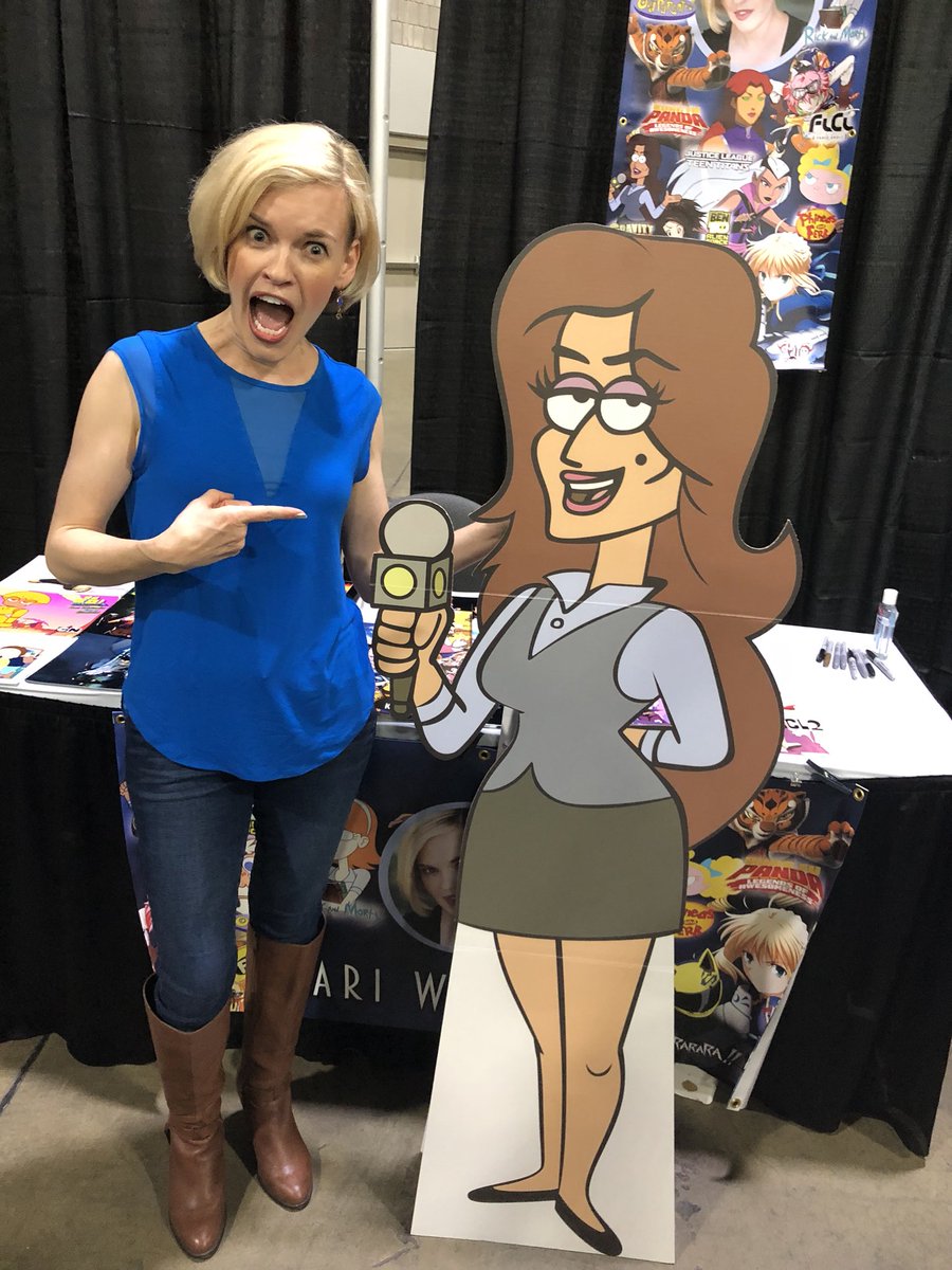 GravityFallsCipher on X: This just in, @KariWahlgren was on the scene when  intrepid news reporter Shandra Jimenez decided to interview her about why  they sound so similar t.coZENzyjpyM3  X