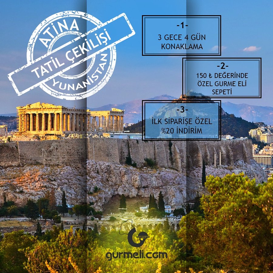 Gurme Eli olarak “Yaza Merhaba!” demek için Instagram çekiliş yapıyoruz! 🎉