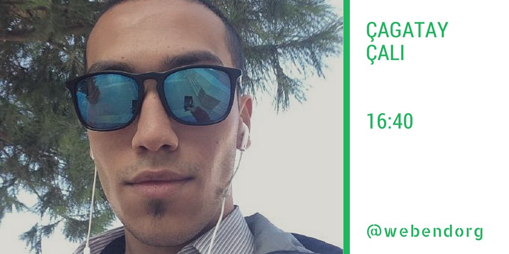 canyoupwnme's tweet photo. Ekibimizden @cagataycali "Açık Girişim" sunumu ile 26 Mayıs`da @webendorg in düzenlediği Backend Teknolojileri Konferansında yer alacaktır.
Detaylar için: https://t.co/oSZxGbcq61 #webend https://t.co/WefM8T8vGS