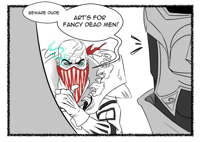 How I imagine Jhin and Pyke's first encounter.
#jhin #pyke #LeagueOfLegends 