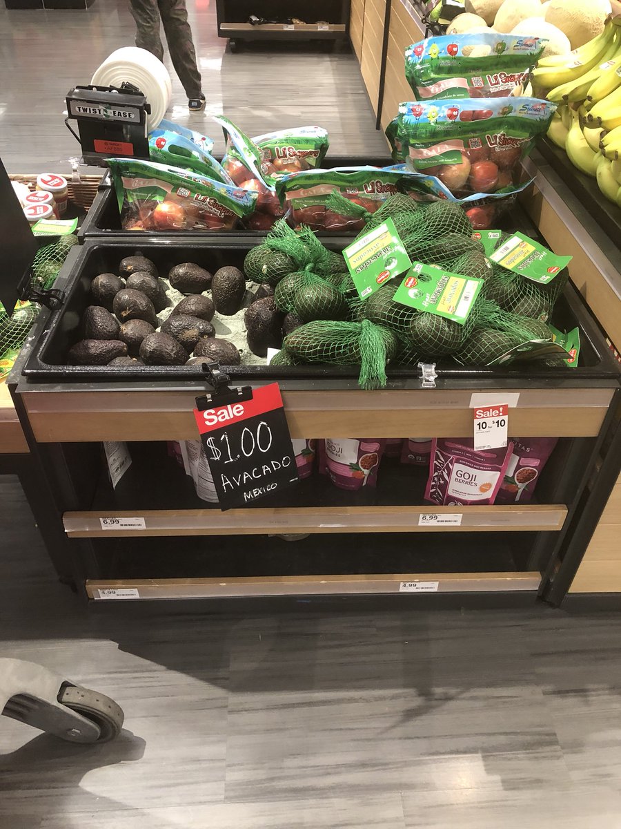 NidiaSamRey's tweet photo. @Target I love you but why trick me into loading my cart with avocados and then refuse to honor the price?? 💔😭 https://t.co/EhvVJ2MWcX