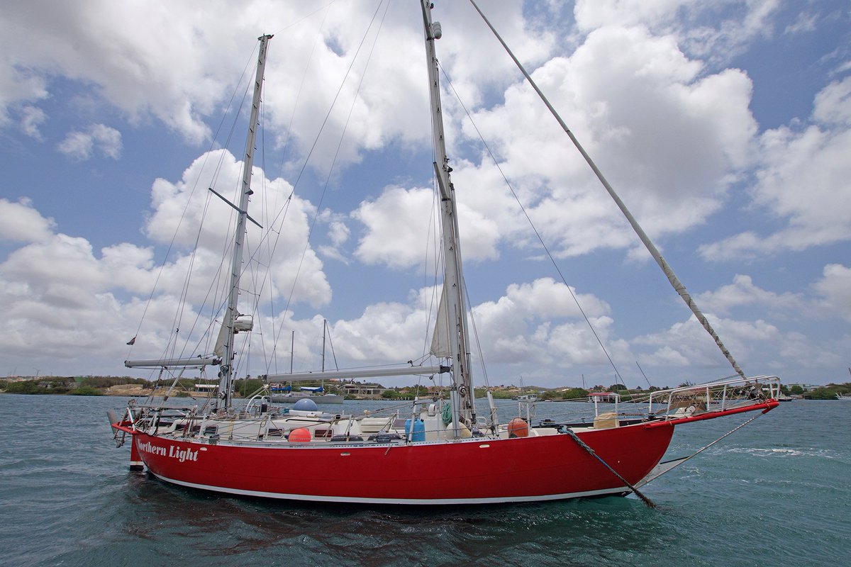 Exclusive for sale; JOSHUA Ketch - 1977 - sailed more then 180.000 NM - Antartica proof. Detailed information at yachtbrokercaribbean.com #BernardMoitessier #Knox-Johnston #joshua #northernlights #globalglobe