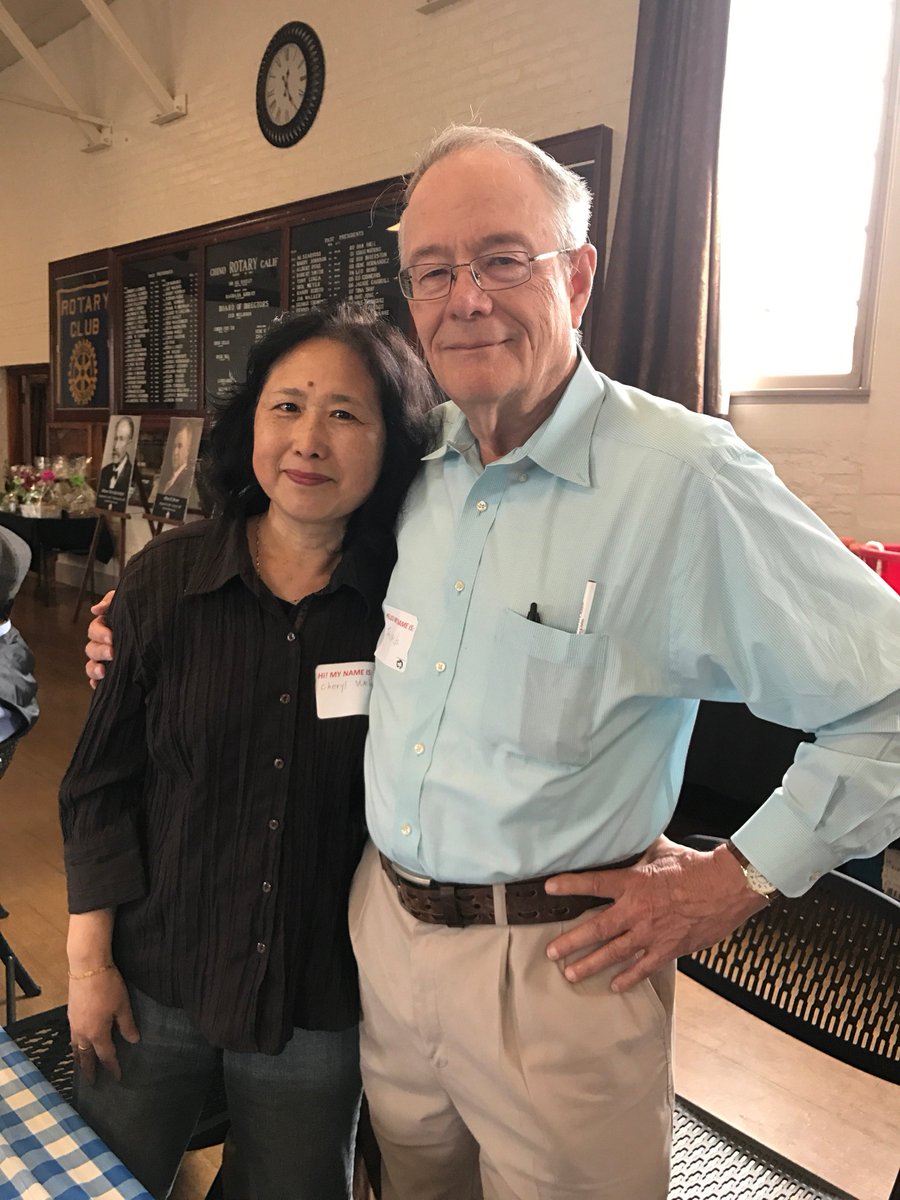 John Wells and his wife Cheryl of Plano, Texas won the distinction of having come the farthest for the Pioneer Picnic, held May 20 in the Chino Community Building. Mr. Wells grew up in Chino and was the valedictorian of Chino High's Class of 1957.