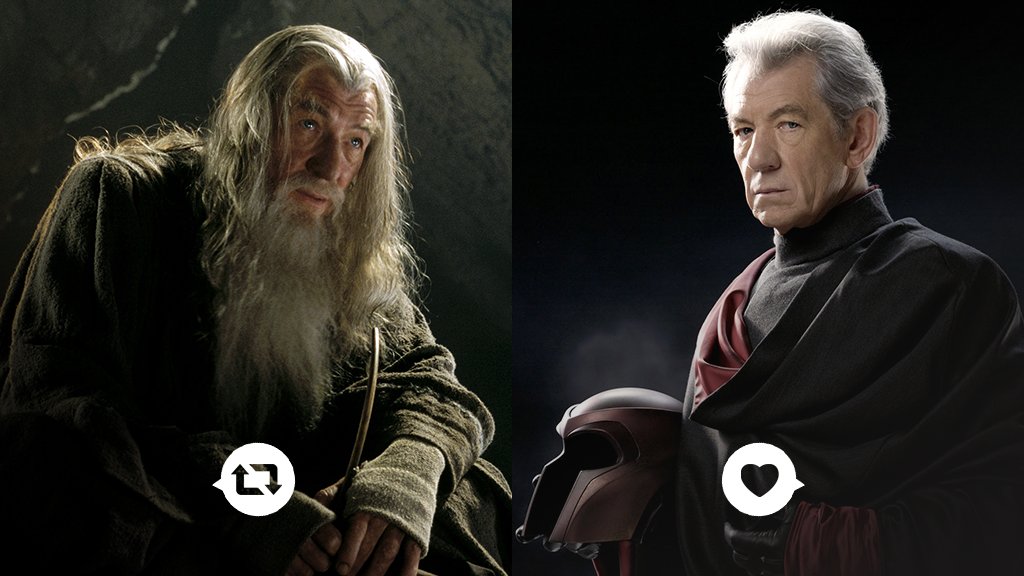 TNT™ América Latina on X: "Gandalf y Magneto son, sin dudas, los personajes  más populares de Ian McKellen. ¿Cuál es tu favorito?  https://t.co/HN2PlA9EMJ" / X