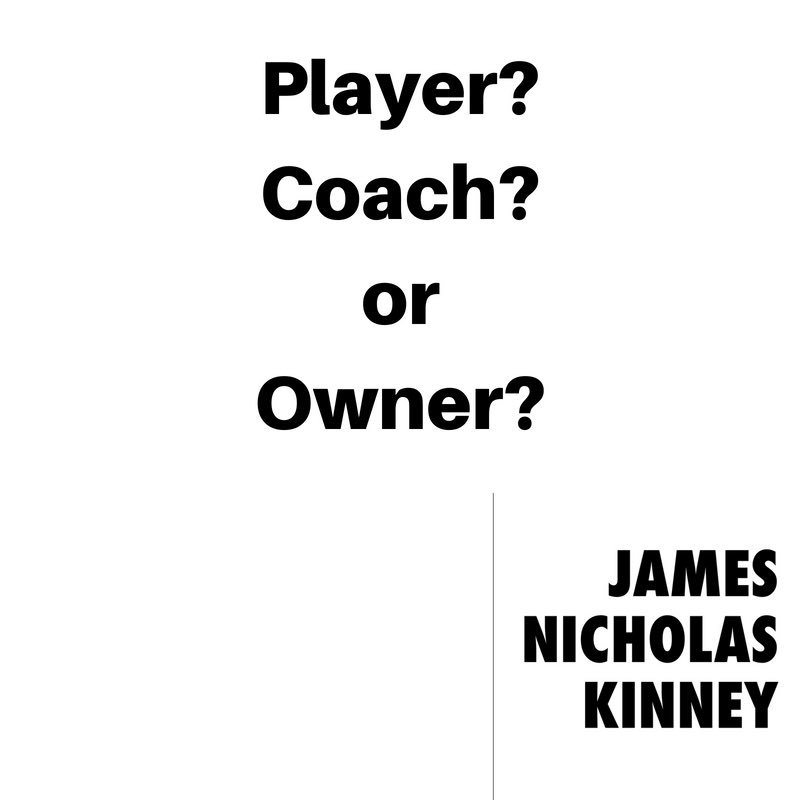 Jamesnkinney's tweet photo. Player? Coach? or Owner?

Which one are you? 

#motivation #inspiration #business #men #negotiation #performance #makeover #expert #leadership #professional #careerchange #advice #money #success #wealth #grind #lifestyle #entrepreneur #jamesnicholaskinney #consultant #jobtips https://t.co/zrFD52XJpj