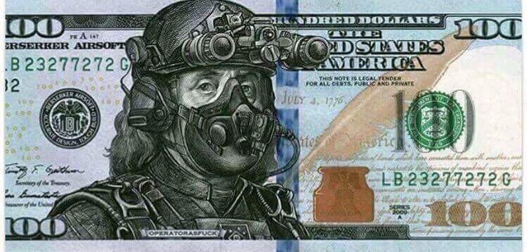BraedonMerletti's tweet photo. The United States currency is about to be faced with pressing war once again. #WorldWar3Countdown #NorthKoreaDeal #endofdays 
#GraphicDesign #art #illustration #GodHelpUsAll @realDonaldTrump 
@POTUS https://t.co/1wvBdpQcmX
