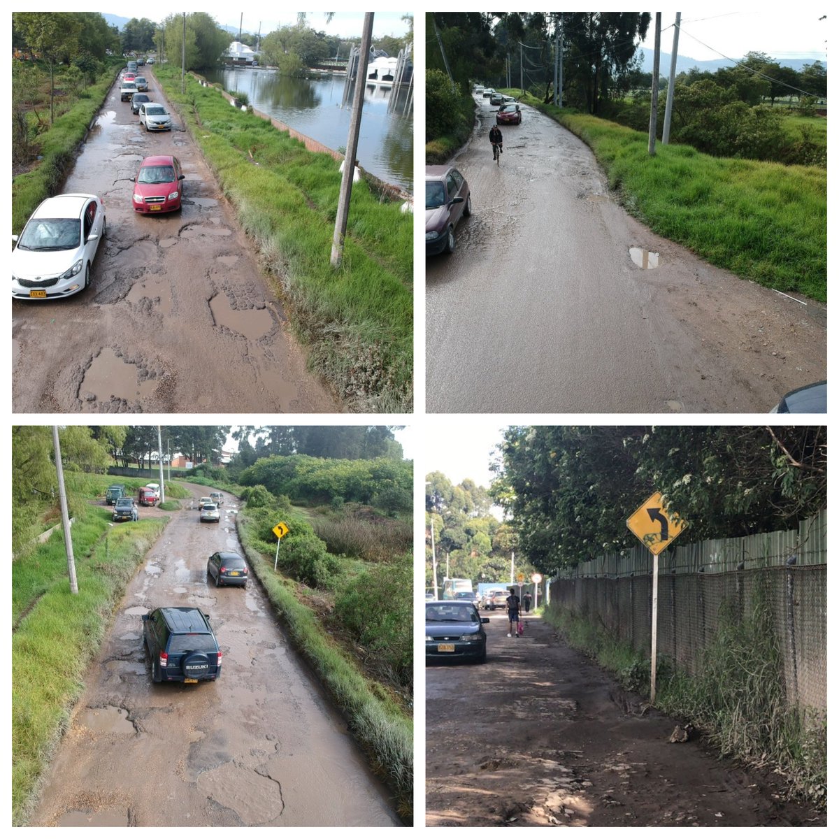 carrayanes's tweet photo. @UMVbogota Cuándo va a intervenir la calle 209 (Vía Arrayanes)?, totalmente destrozada #viaarrayanes #movilidadarrayanes https://t.co/kBYyodvpVx