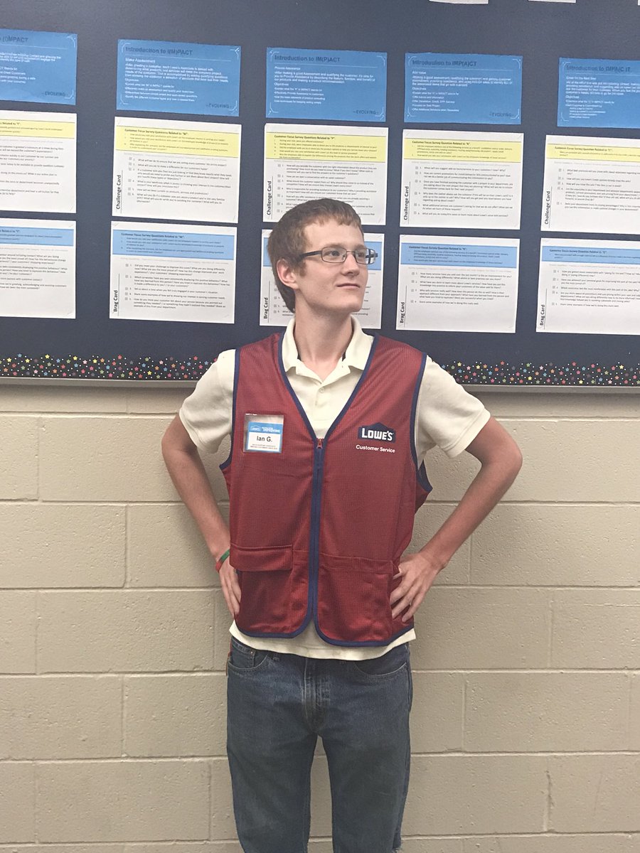 derek_oneal_HRM's tweet photo. Ian just got his vest!!! He is so proud!!!!@jvance1213 @HR4Connected @LowesCareers https://t.co/kxiFe1nbLJ