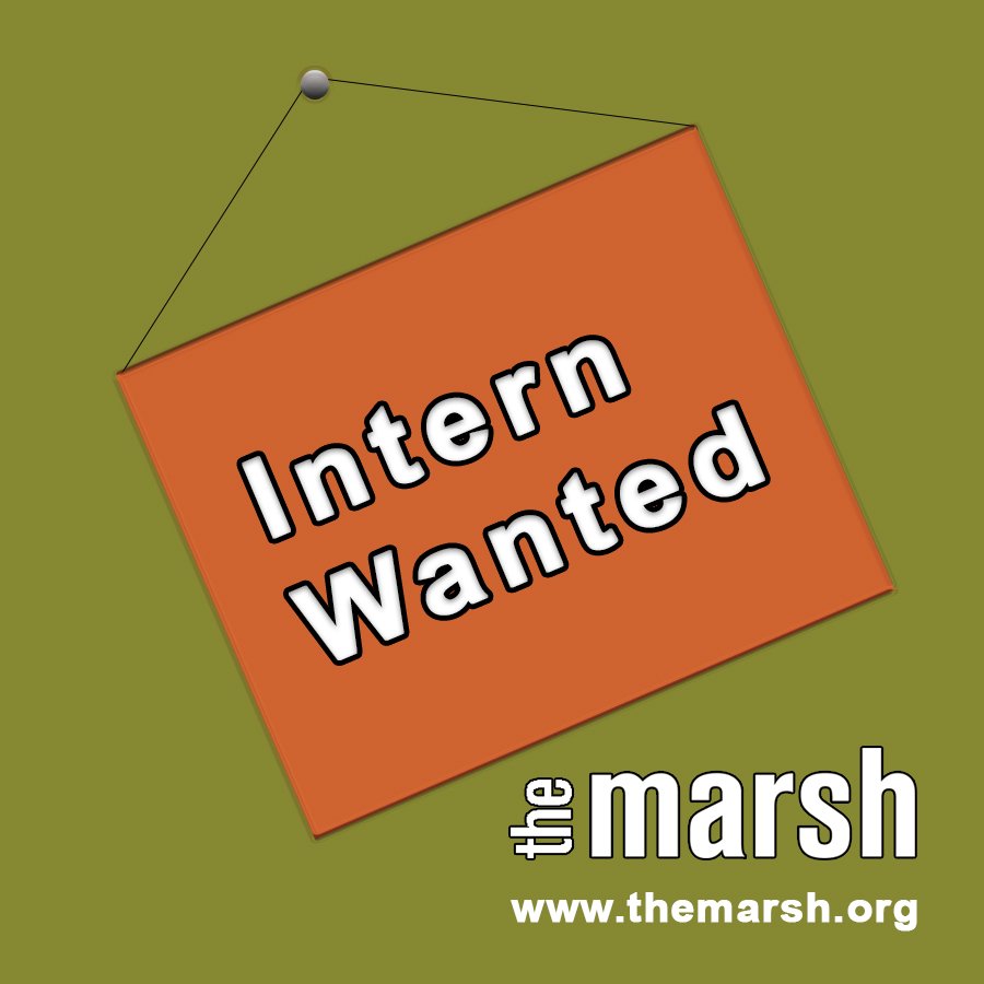 ILoveTheMarsh's tweet photo. The Marsh is looking for a #superstar Marketing #Intern who appreciates The Marsh Theater, #soloperformances, or venues that actively encourage new #creative #voices, and wants to help us promote all The Marsh has done in the last 30 years. For more info https://t.co/b5GJDkbEnT https://t.co/D5Ktl7AGN0