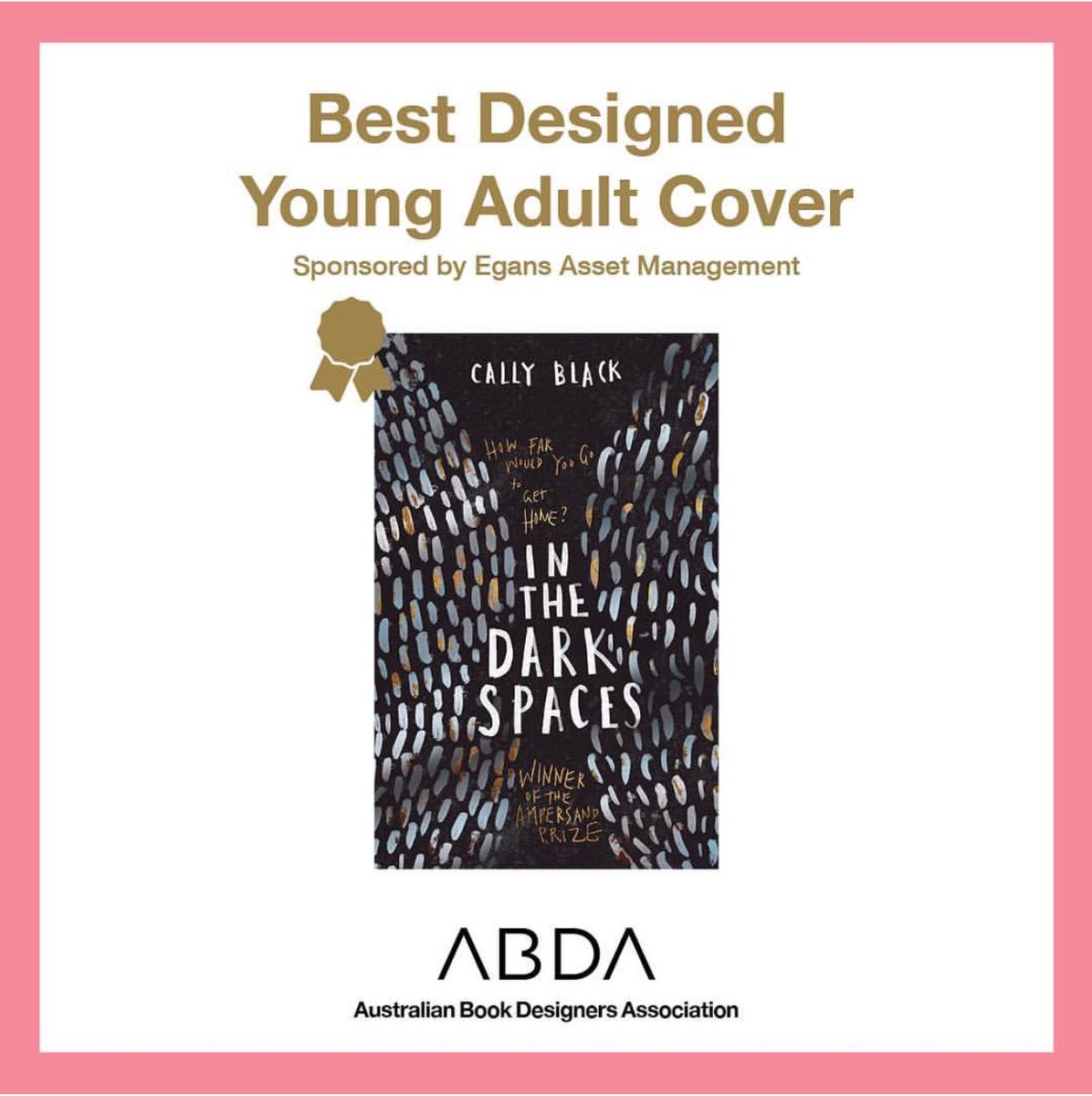 Astred On Twitter Winner Winner Chicken Dinner I Won Best Designed Young Adult Cover For In The Dark Spaces Last Night At Theabda Australian Book Design Awards Ecstatic That The Blood Sweat