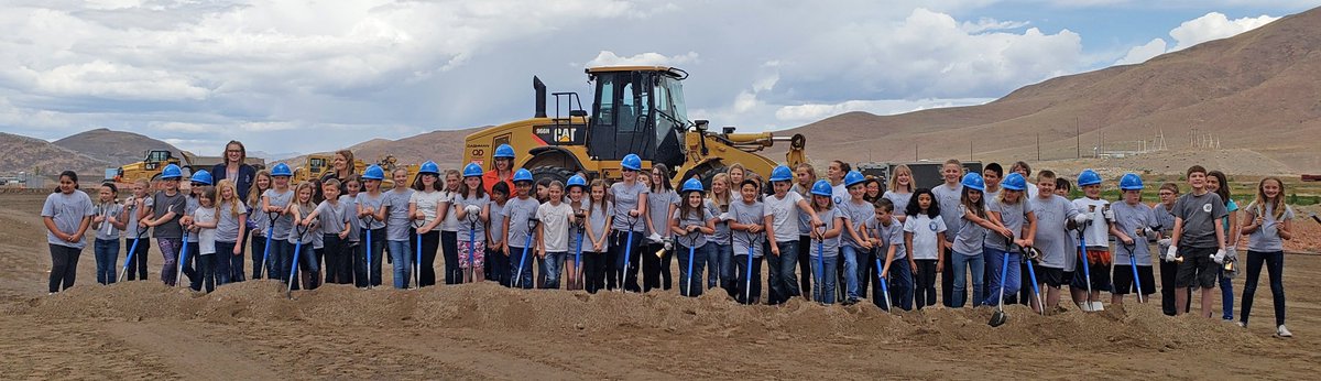 Project team members and 100 Washoe County kids made the groundbreaking of Nick Poulakidas Elementary School extra special! Set to open in Fall 2019, this two-story state-of-the-art building will help relieve overcrowding at other nearby schools. Congrats WCSD!