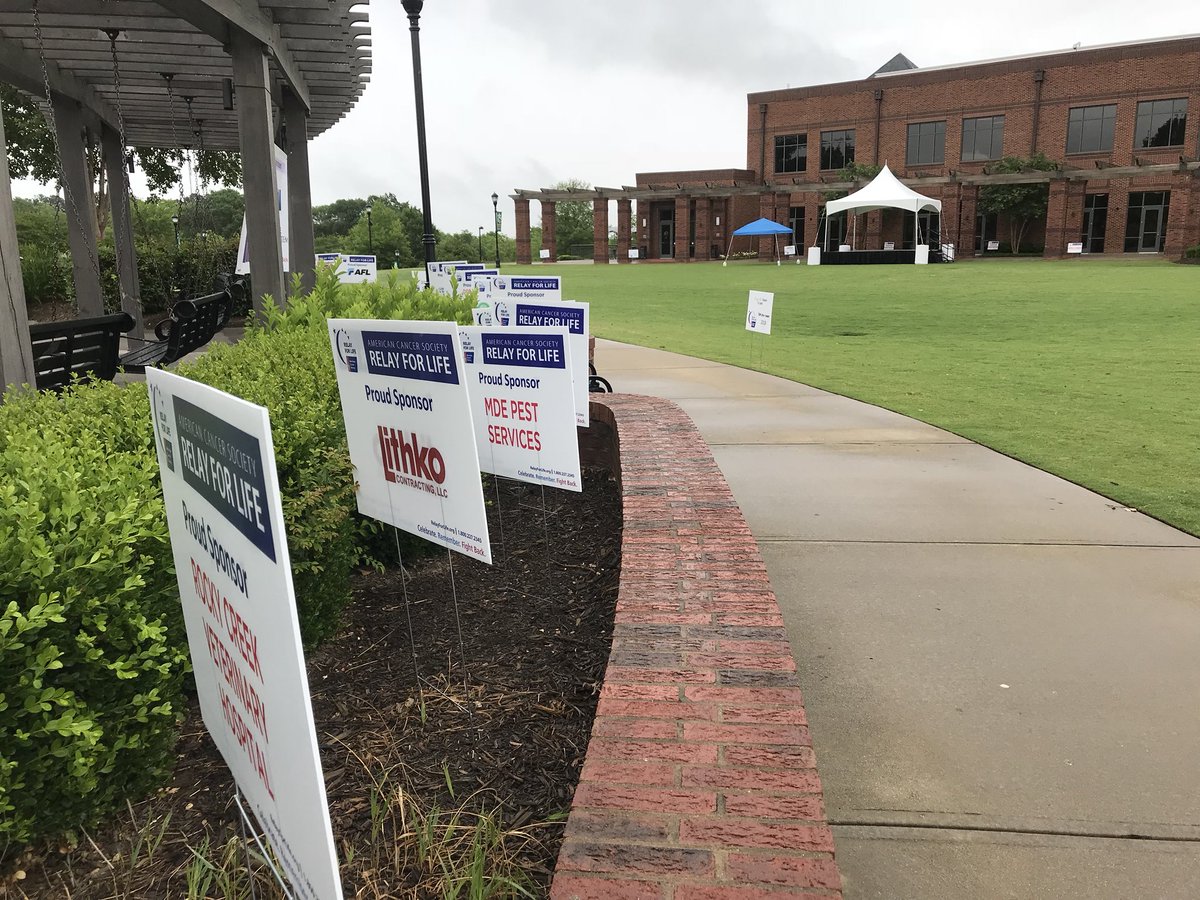 GreerRelay2019's tweet image. Getting set up for Relay! @AmericanCancer @RelayForLife #CancerCure #cancerresearch #findacure