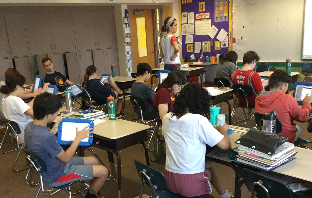 Thank you <a href="/mbrevic/">mbrevic27</a> for coming in to teach the class how to create concrete poems on the iPads! We loved it! #cbgroveland