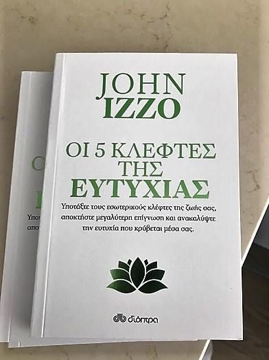 DrJohnIzzo's tweet photo. My book The #FiveThieves of #Happiness now available in French and Greek https://t.co/S6kJvvZNb9 https://t.co/UC947QD5ia