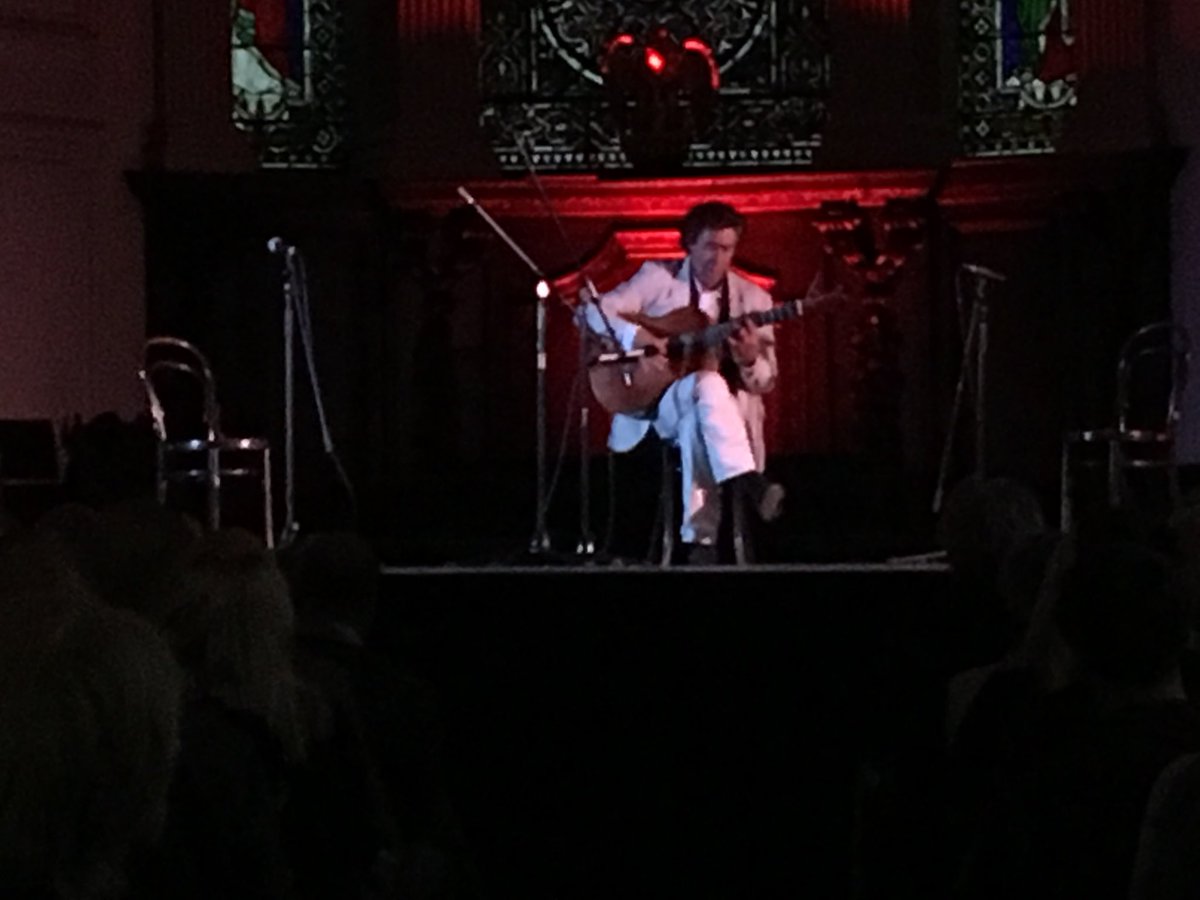 And the Festival is underway! Thanks to all our partners: <a href="/FlamencoLeeds/">FlamencoLeeds</a> @AmbienteLeeds <a href="/ambientetapas/">AmbienteTapas</a> <a href="/DanceStudioLeed/">Dance Studio Leeds</a> <a href="/HobgoblinLeeds/">Hobgoblin Leeds</a> WYCGS, Instituto Cervantes Leeds and of course Juan Martín and his amazing trio!