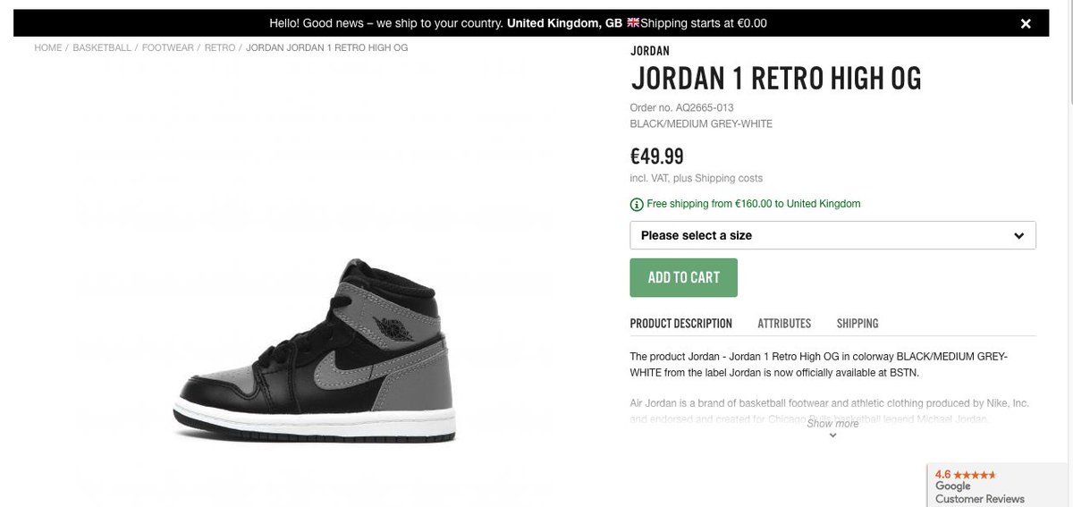 jordan 1 shadow toddler
