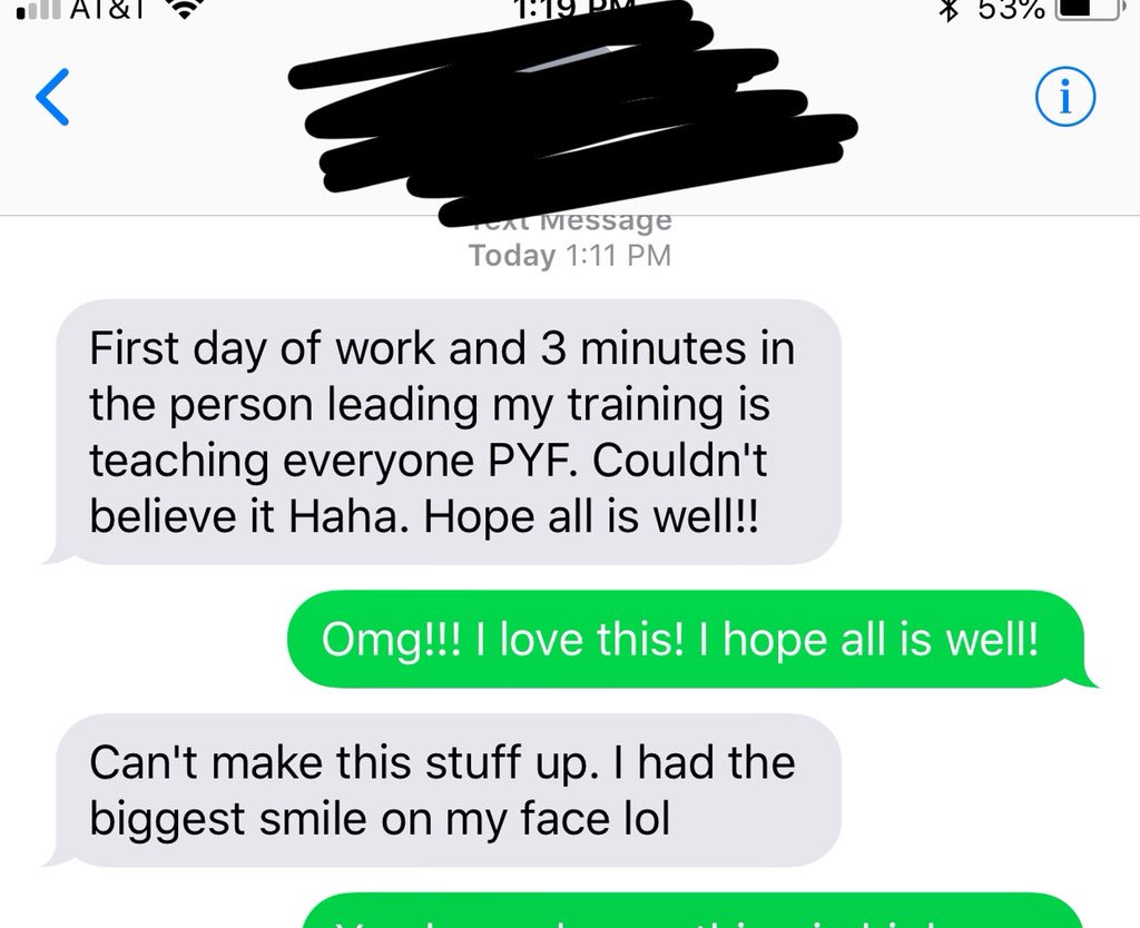 Received this message from a SHS business student alumn today! Graduated w a business degree in early May and on his first day of his first “adulting” job.... this! #Finance #pyf #thisstuffmatters #lifelessonsinhighschool