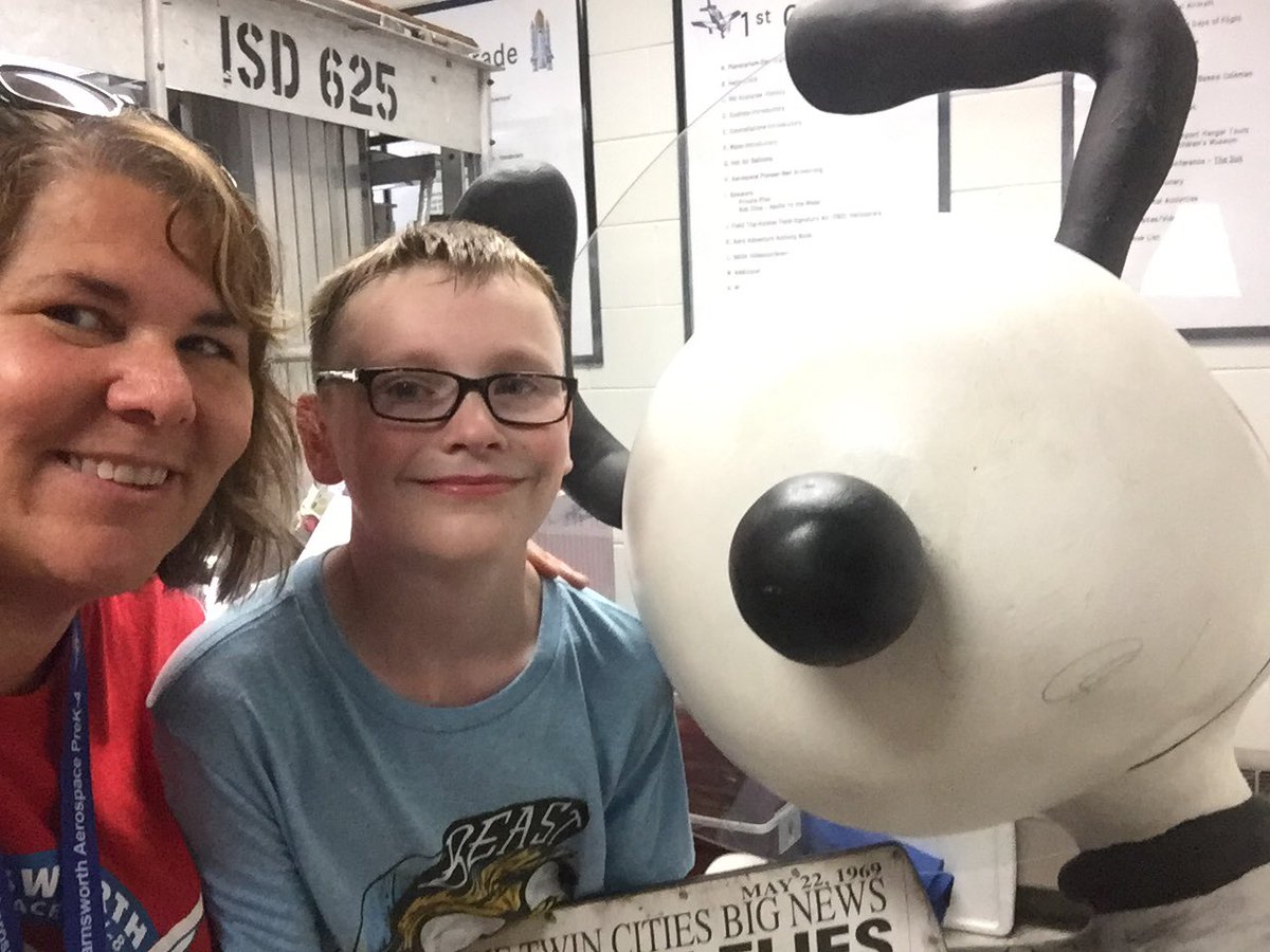 Dylan received the Silver Snoopy Award today for being a top notch student who comes to school each day and does his best!