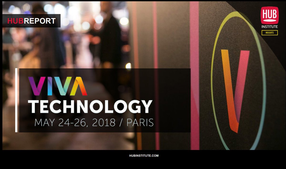 HUBInstitute's tweet photo. Apres 2 jours incroyables de découvertes, d'#ExecutiveTours, de passages sur les stands #startup, de démonstrations, voici notre rapport de tendances offficiel du JOUR 2 DE  #VivaTech  !  A télécharger 🆓 ici 📲 ⏬  : https://t.co/XJgCtPAZ4I https://t.co/eCjbgM1EqW