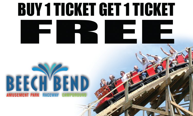 1025TheGame's tweet image. Need to cool off this weekend? Look no further!!! @BeechBendPark is offering a #buyone #getonefree ticket promotion that you can't miss out on!  bit.ly/2ICMDkp