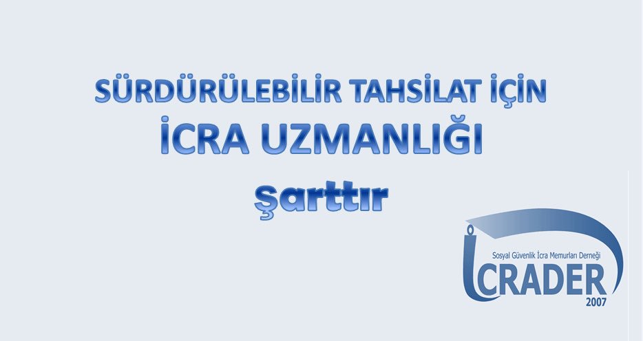 Sosyal Güvenlik Kurumunda görev yapan İcra Memurları yıllardır adalet bekliyor, eşit iş yaptıkları meslektaşlarıyla eşit Mali özlük hak talep etmektedirler #EkGostergedeAdalet @RT_Erdogan <a href="/jsarieroglu/">Jülide Sarıeroğlu 🇹🇷</a> <a href="/cceylan58/">cevdet ceylan</a> <a href="/vekilince/">Muharrem İNCE</a> <a href="/meral_aksener/">Meral Akşener</a> <a href="/T_Karamollaoglu/">Temel Karamollaoğlu</a> #VakitAdanaVakti