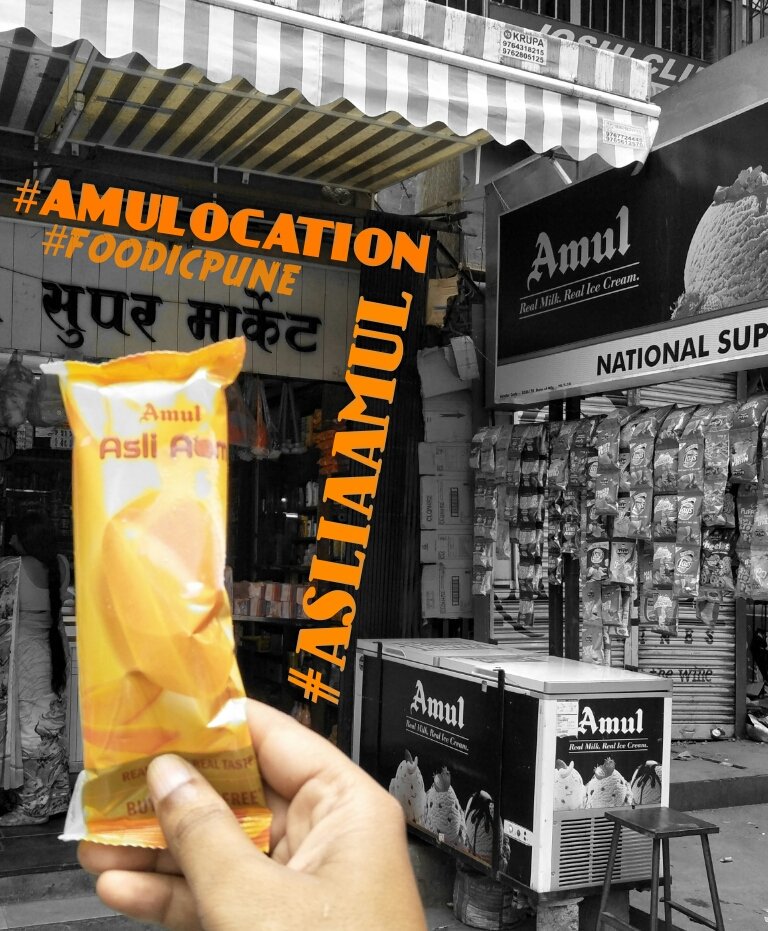 SACHINTAK55's tweet photo. #FOODICPUNE #PUNE #SUMMER2018  #MANGO #ASLIMANGO #ASLIAAM #ASLIAAMUL #BUY1GET1FREE #RS30ONLY 😍 #BESTMANGO #ICECREAMUL #AMUL #AMULOCATION #LAWCOLLEGEROAD #PUNE #AMULICECREAM #SUMMERMANGO @Rssamul https://t.co/wUCIiP88x0