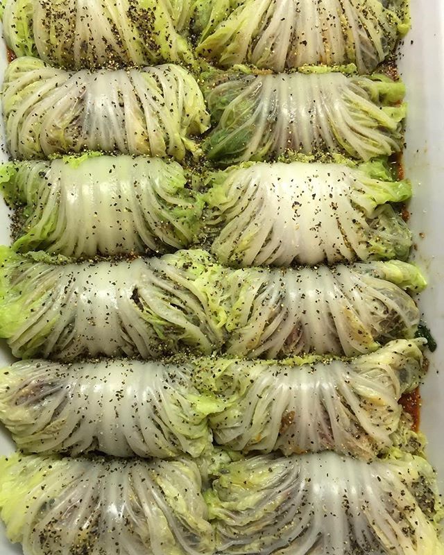 celisemccarthy's tweet photo. Link in my IG profile.  No carbs!  No meat!  Just earthy, rustic vegetables &amp; the red sauce of your choice!  Healthy as fuck!

My Vegan Cabbage Rolls Stuffed with Grilled Eggplant, Mushrooms &amp; Spinach!

https://t.co/UpPEFHQbID #vegancabbagerolls #stuffe… https://t.co/Dx4sa6pT4H https://t.co/8ovMWjQ0mD