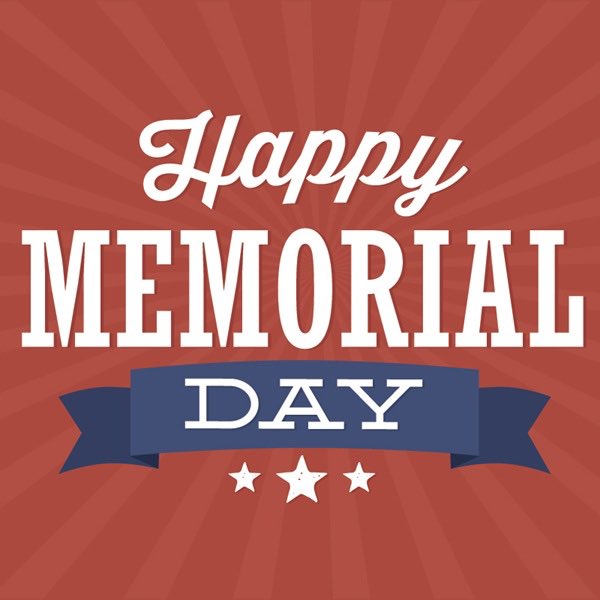 Happy Memorial Day weekend! The HMCBA office will be closed on Monday, May 28 in observation of the holiday. Have a wonderful weekend! #memorialday2018 #homeofthefree #becauseofthebrave