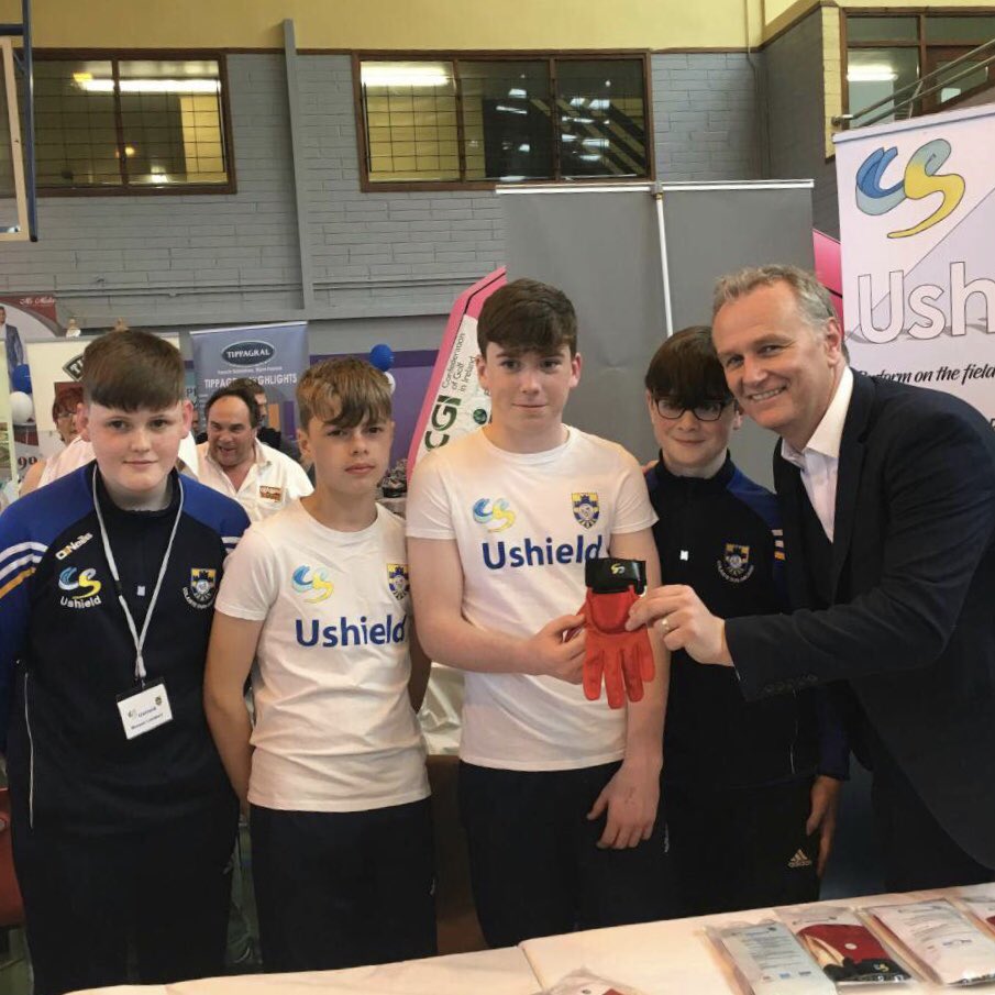UShield_ie's tweet photo. Delighted to attend the Bank of Ireland Enterprise Town in Tipperary Town with @daithi_ose #enterprise #studententerprise #ushield https://t.co/ta6BRlsJ5d