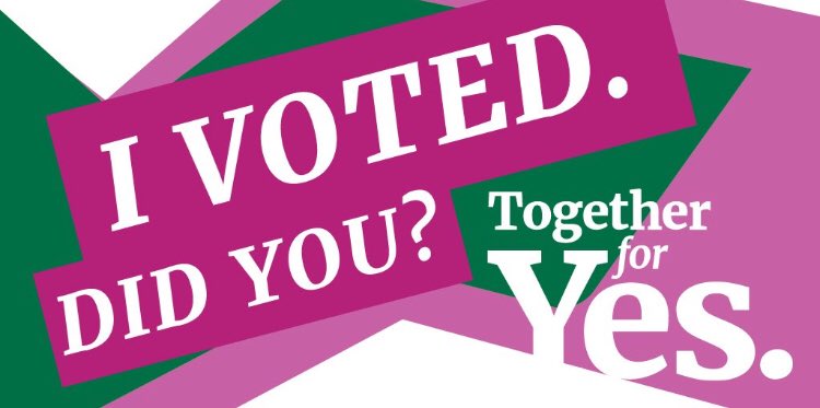 DSWProChoice's tweet photo. We know the traffic is awful. Every single Yes vote matters now. Turnout has dropped. Please ring everyone you know in #DublinSW and remind them to please, please get out &amp; #VoteYES 

#Together4Yes #yourYESmatters  #Repealthe8th #HometoVote #8thRef #BeMyYes https://t.co/4e9bvIAqWq