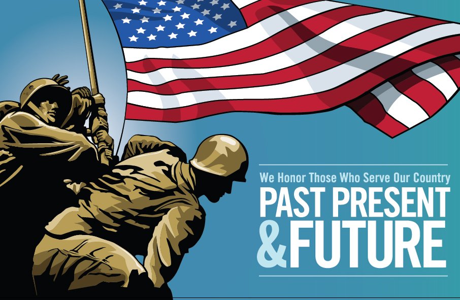 wpvinc's tweet photo. A hertfelt #thankyou to all who are currently serving in our armed forces as well as our #veterans both those living as well as those who have #sacrificed their lives. #MemorialDay https://t.co/Y20gtI4EYE
