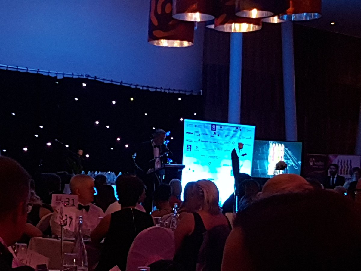 @NiallReck @Graphedia  giving a great opening speech at the 2018 #wexbizawards