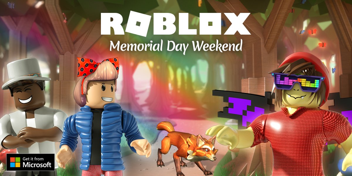 Roblox On Twitter Get Roblox On The Microsoft Store And Celebrate Memorial Day All Weekend Long With New And Limited Catalog Items Https T Co Amu6m2syqt Memorialdayweekend Roblox Https T Co K4muymqf67 - get roblox microsoft store en in