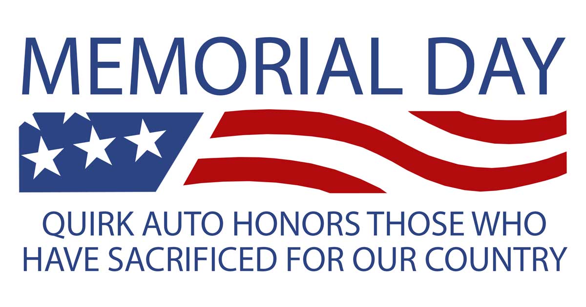 QuirkAutoGroup's tweet image. All @QuirkAutoGroup sales departments (except for our @Quirk_Ford of Belfast location) will be open from 8am-5pm on #MemorialDay All service departments will be closed.