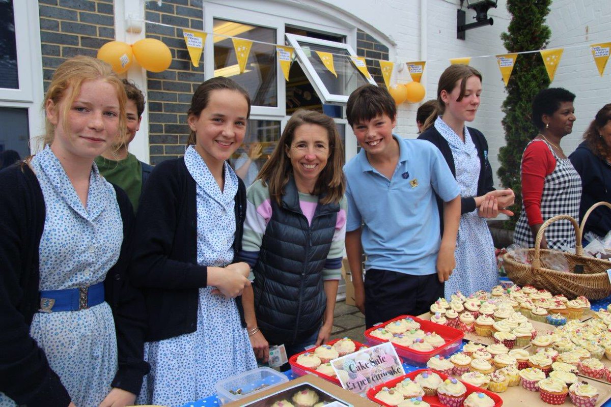 FarleighSchool's tweet photo. What a fantastic morning at the Farleigh Cake Sale in support of Mrs Stewart’s 65km walk, raising money for The Cystic Fibrosis Trust. Amazing generosity from so many of the ‘Farleigh Family’-we raised a wonderful £1,002! What a way to start half term! #cftrust #farleighfamily https://t.co/8kEYkTTwOq