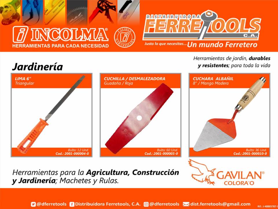 dferretools's tweet photo. Herramientas #Incolma #Agrícola #Herramientas #Agricultor #Ganaderia #UnMundoFerretero https://t.co/5633i9YcRD