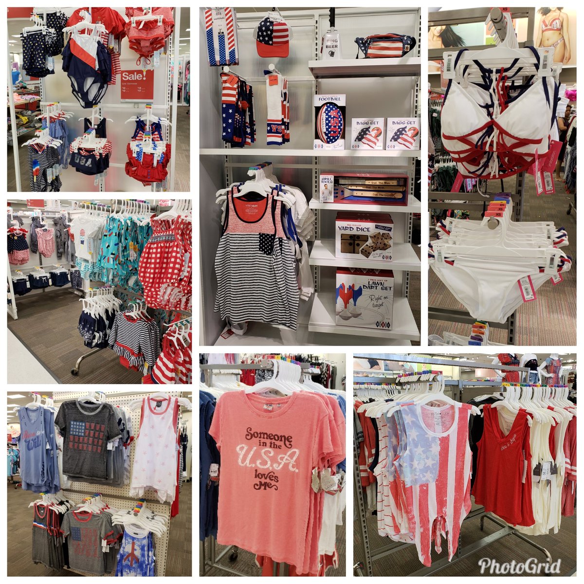 Show up to your Memorial Day celebrations IN STYLE! Target has all your Red, White and Blue gear to get you ready! #T2418 #MemorialDay #Swim <a href="/SchwarzArielle/">Arielle Schwarz</a>