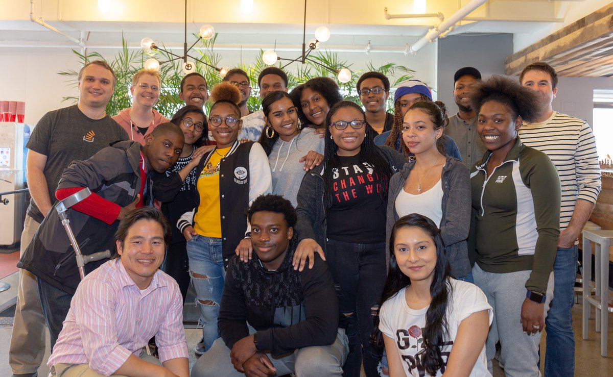 Hosted Academy for Conservation & the Environment high-school students @StackOverflow as part of their #CSFairNYC prize win. Me, @Max_Horstmann, @ianislike, @thefarseeker, @stevenreedkelly & @JayHanlon had a great time doing a Q & A session with these bright minds! @NYCSchools