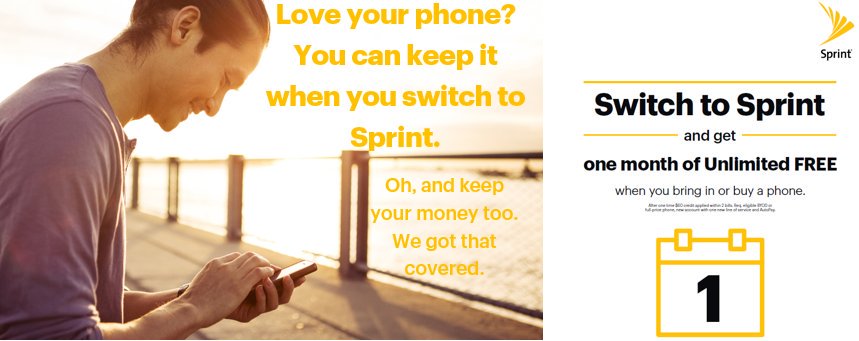 #KeepYourPhone #KeepYourMoney Switch to Sprint with your existing qualifying device and we pay your first month of service! <a href="/ch117622/">Chris Hartman</a>